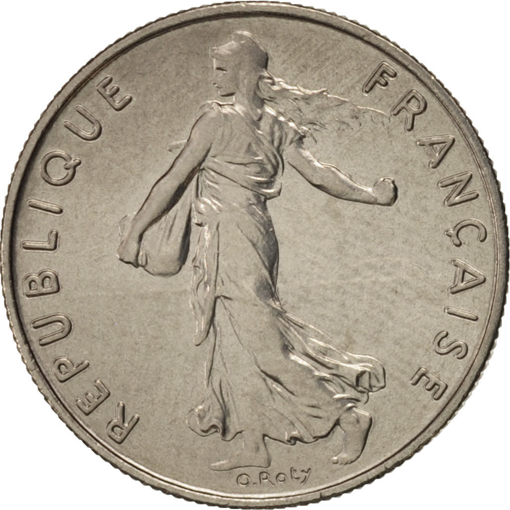 Moneta, Francia, Semeuse, 1/2 Franc, 1976, Paris, SPL, Nichel, KM:931.1