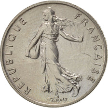 France, Semeuse, 1/2 Franc, 1982, Paris, MS(63), Nickel, KM:931.1, Gadoury:429