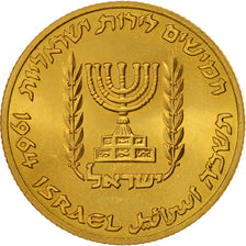 Münze, Israel, 50 Lirot, 1964, Berne, UNZ, Gold, KM:44