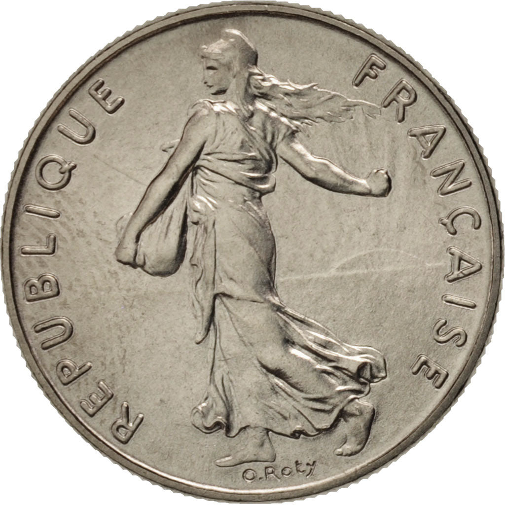 Coin, France, Semeuse, 1/2 Franc, 1987, Paris, MS(63), Nickel, KM:931.1