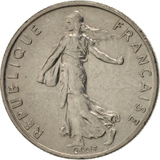 France, Semeuse, 1/2 Franc, 1993, Paris, AU(55-58), Nickel, KM:931.1