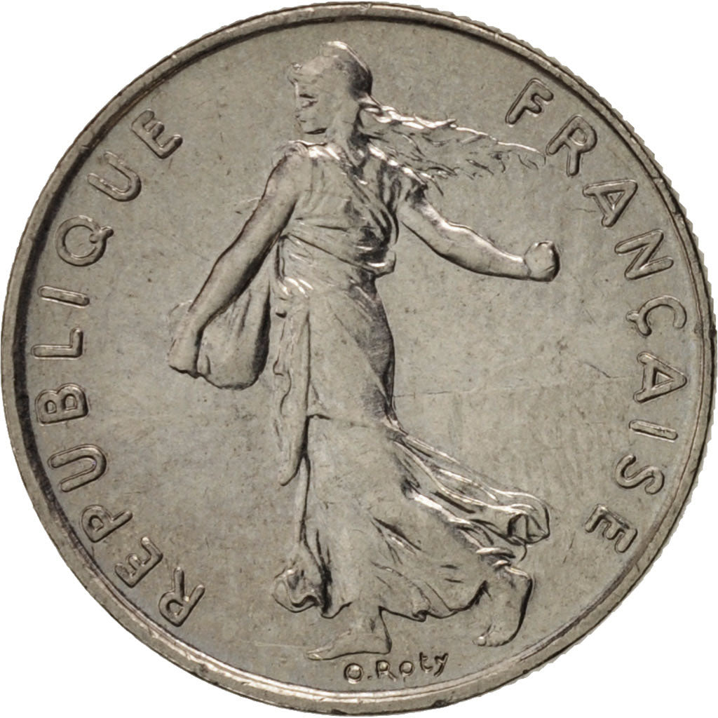 France, Semeuse, 1/2 Franc, 1999, Paris, AU(55-58), Nickel, KM:931.1