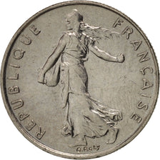 France, Semeuse, 1/2 Franc, 1999, Paris, AU(55-58), Nickel, KM:931.1