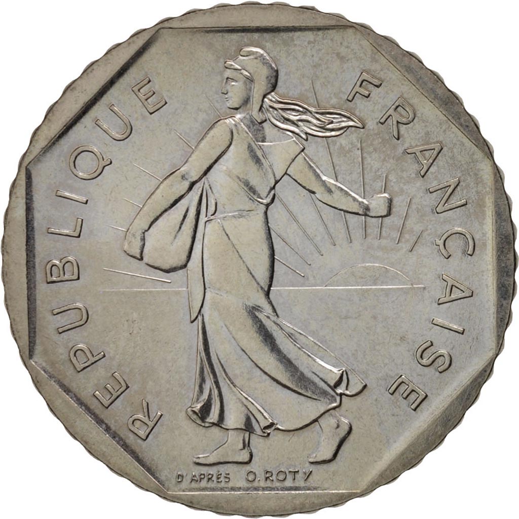 France, Semeuse, 2 Francs, 1981, Paris, MS(63), Nickel, KM:942.1, Gadoury:547