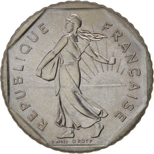 Münze, Frankreich, Semeuse, 2 Francs, 1982, Paris, UNZ, Nickel, KM:942.1