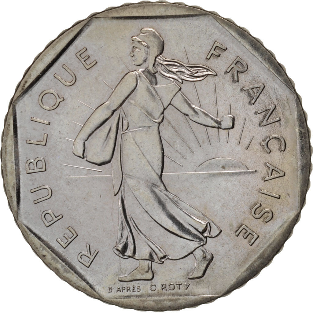 Coin, France, Semeuse, 2 Francs, 1984, Paris, MS(63), Nickel, KM:942.1
