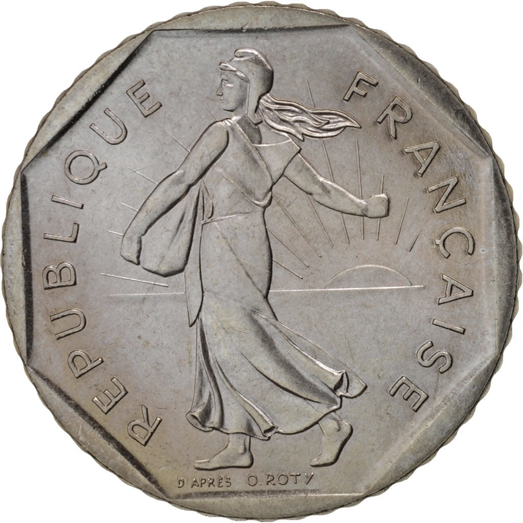 Coin, France, Semeuse, 2 Francs, 1986, Paris, MS(63), Nickel, KM:942.1
