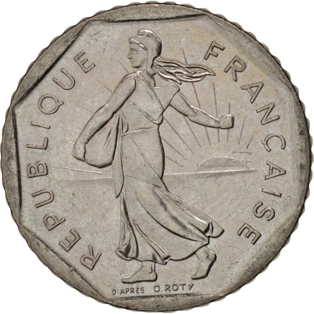Coin, France, Semeuse, 2 Francs, 1989, Paris, MS(60-62), Nickel, KM:942.1
