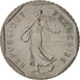 Francia, Semeuse, 2 Francs, 1992, Paris, MBC+, Níquel, KM:942.1, Gadoury:547