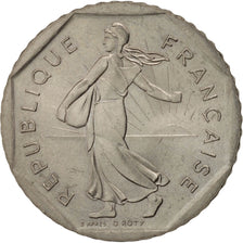Francia, Semeuse, 2 Francs, 1995, Paris, EBC, Níquel, KM:942.1, Gadoury:547