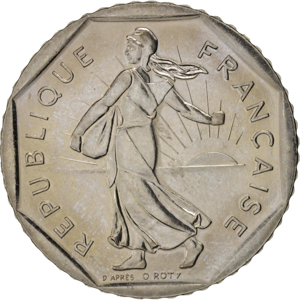 Coin, France, Semeuse, 2 Francs, 1999, Paris, MS(63), Nickel, KM:942.1