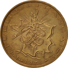 Coin, France, Mathieu, 10 Francs, 1976, Paris, EF(40-45), Nickel-brass, KM:940