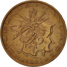 Münze, Frankreich, Mathieu, 10 Francs, 1976, Paris, SS, Nickel-brass, KM:940