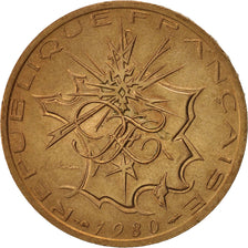 Coin, France, Mathieu, 10 Francs, 1980, Paris, AU(55-58), Nickel-brass, KM:940