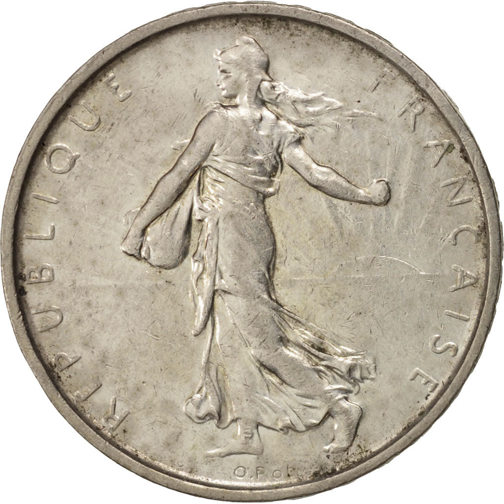 Moneta, Francia, Semeuse, 5 Francs, 1964, Paris, BB, Argento, KM:926