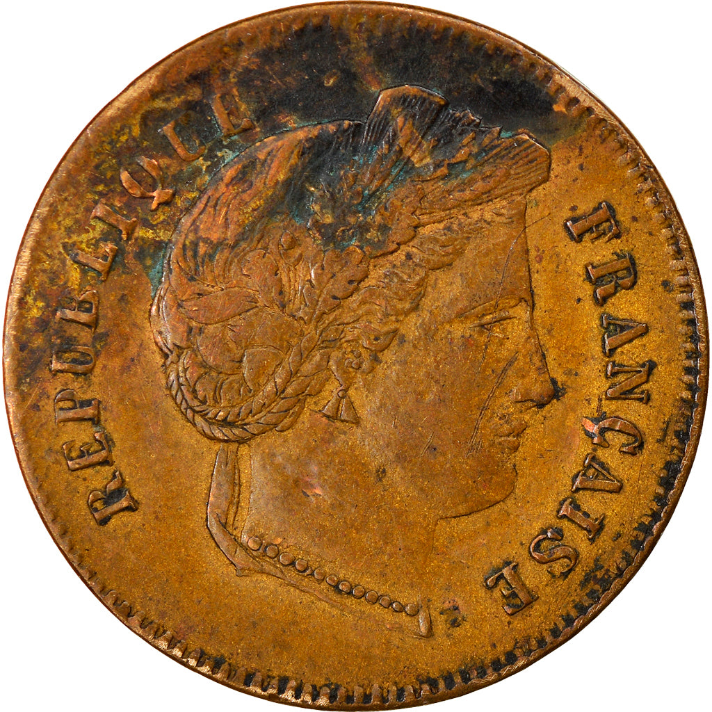 Frankrijk, Token, Grand Café des Colonnes, Niort, Publicity, ZF, Covered copper