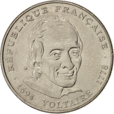 Coin, France, Voltaire, 5 Francs, 1994, Paris, EF(40-45), Nickel, KM:1063