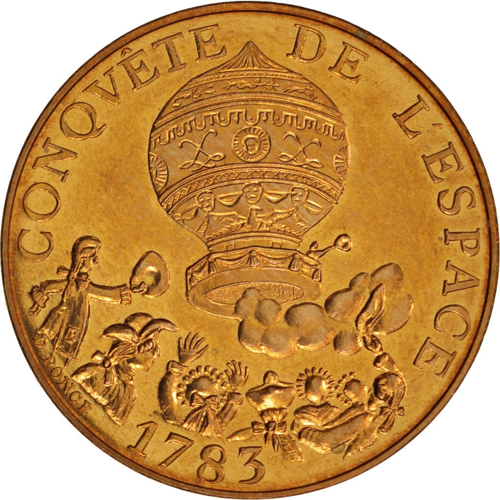 Francia, La conquête, 10 Francs, 1983, SPL, Nichel-bronzo, KM:952, Gadoury:816