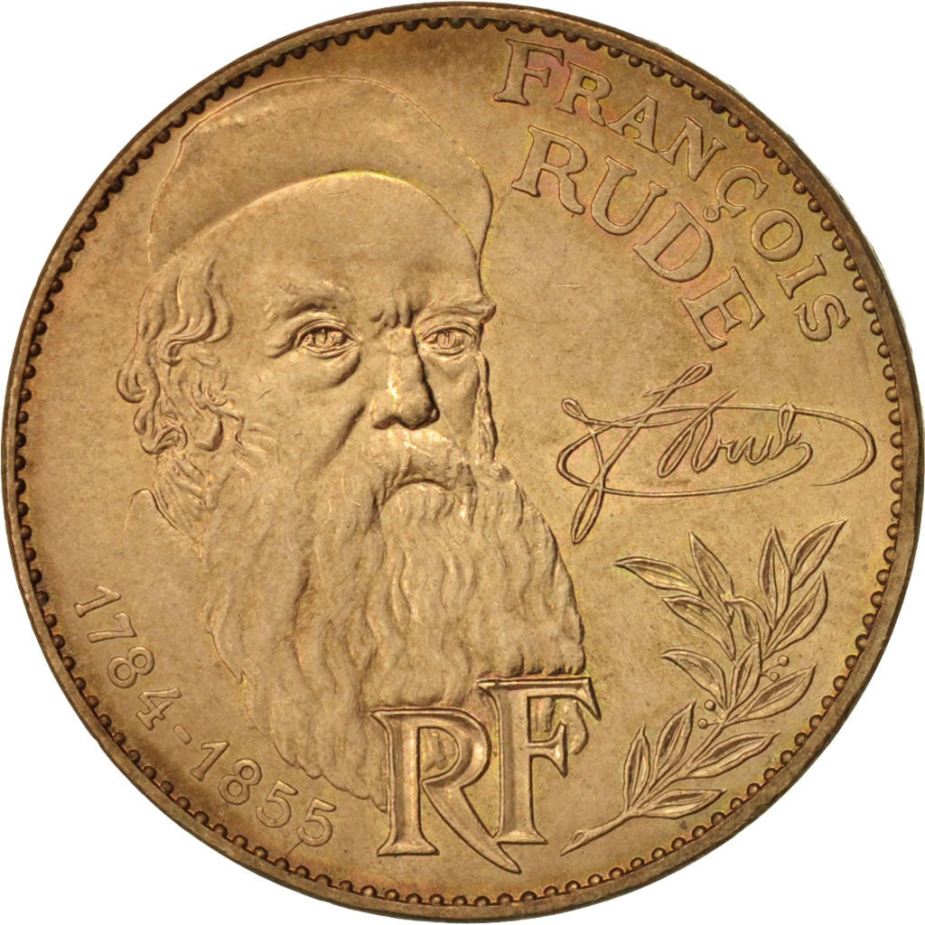 Coin, France, François Rude, 10 Francs, 1984, Paris, AU(55-58), Nickel-Bronze