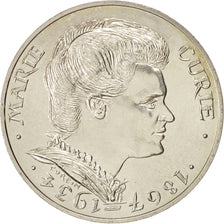 France, Marie Curie, 100 Francs, 1984, SPL, Argent, KM:955, Gadoury:899
