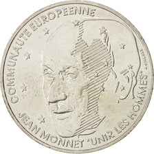 Francia, Jean Monnet, 100 Francs, 1992, SPL, Argento, KM:1120, Gadoury:907