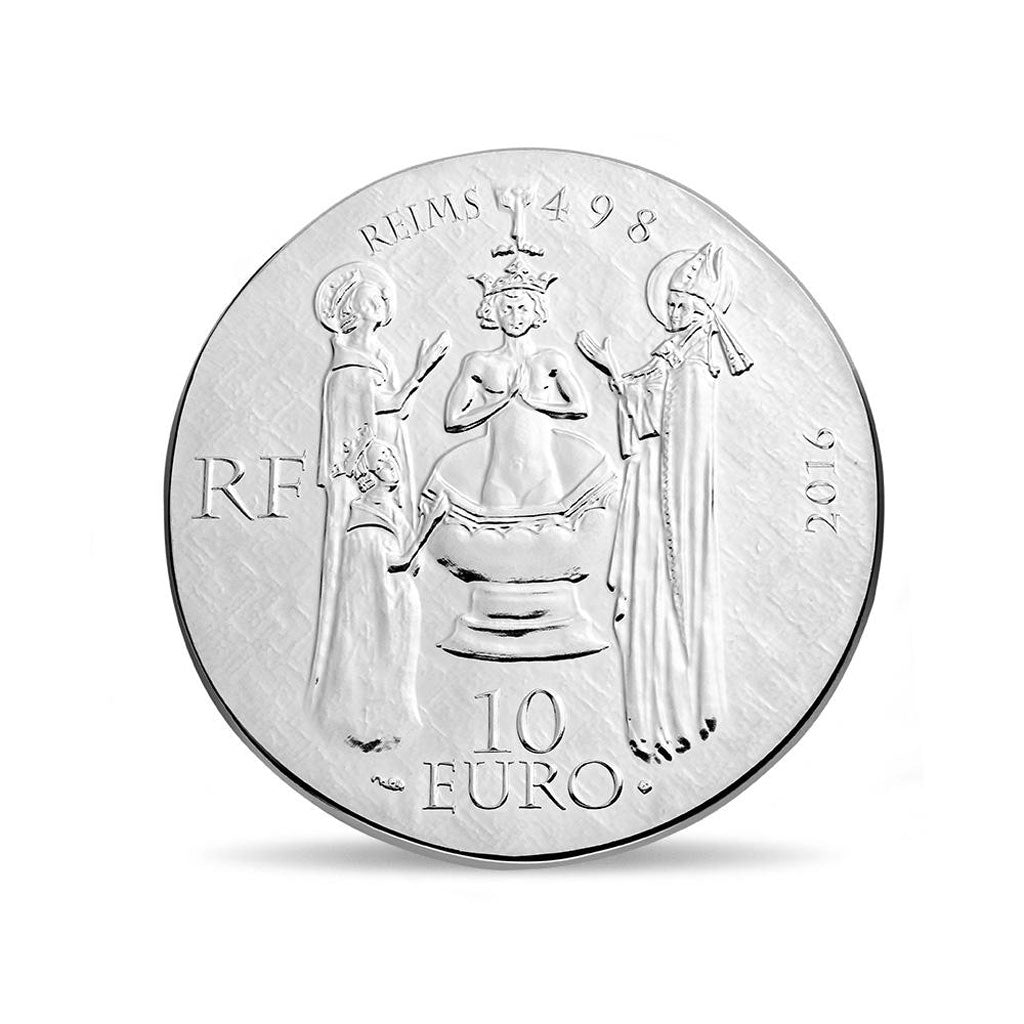 Coin, France, Monnaie de Paris, 10 Euro, Reine Clotilde, 2016, MS(65-70), Silver