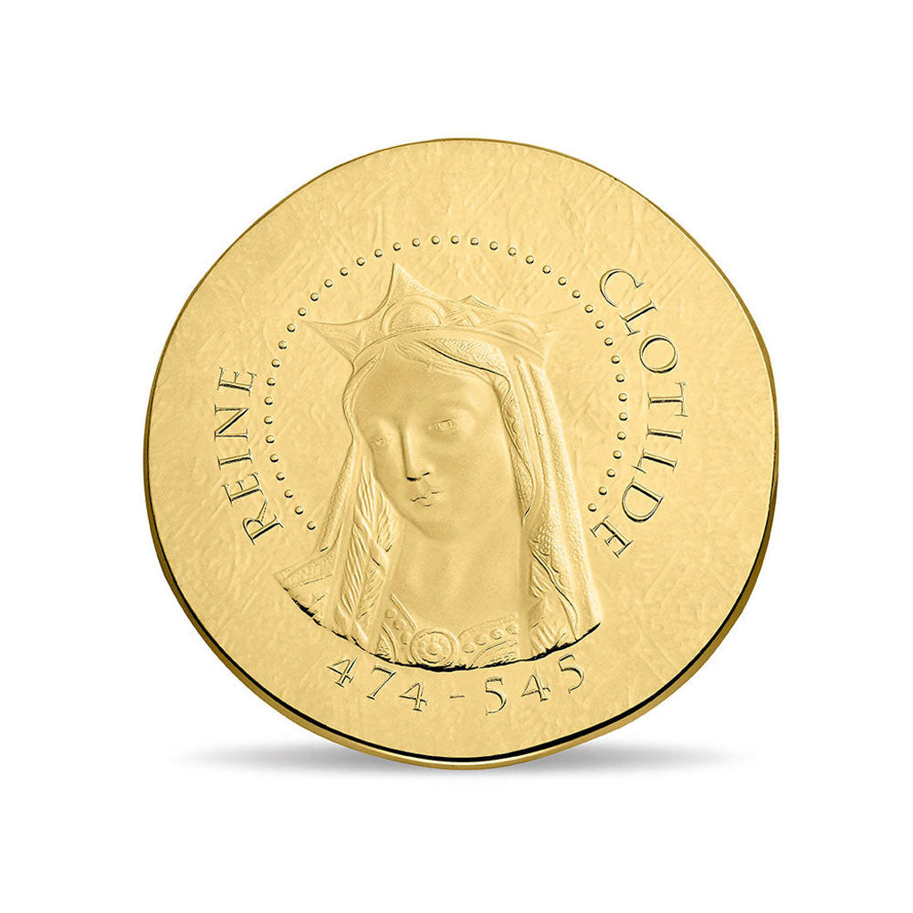 Coin, France, Monnaie de Paris, 50 Euro, Reine Clotilde, 2016, MS(65-70), Gold