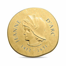 Moneta, Francia, Monnaie de Paris, 50 Euro, Jeanne d'Arc, 2016, FDC, Oro