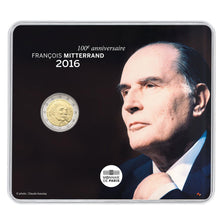 Moneta, Francia, Monnaie de Paris, 2 Euro, François Mitterrand, 2016, FDC