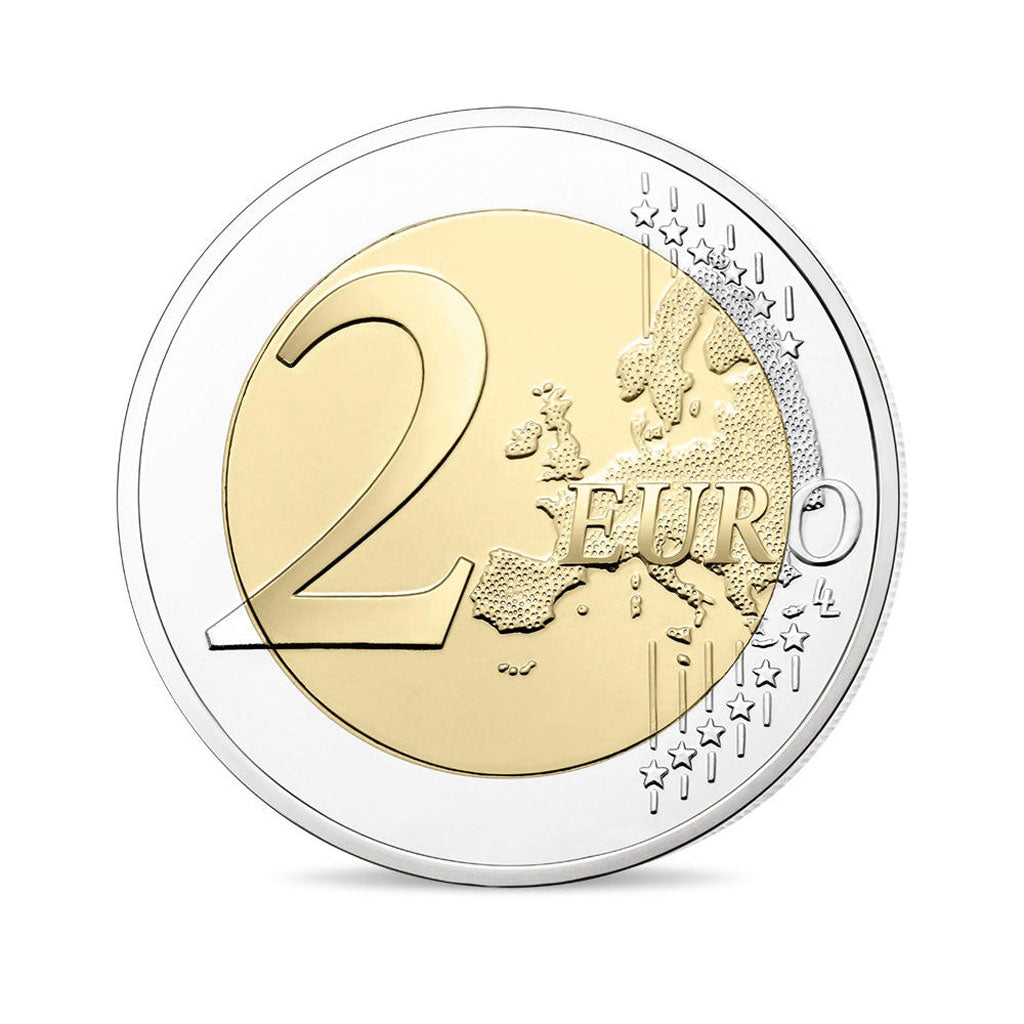 Coin, France, Monnaie de Paris, 2 Euro, François Mitterrand, 2016, MS(65-70)