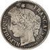 Francia, Cérès, 20 Centimes, 1851, Paris, B+, Argento, KM:758.1, Gadoury:303