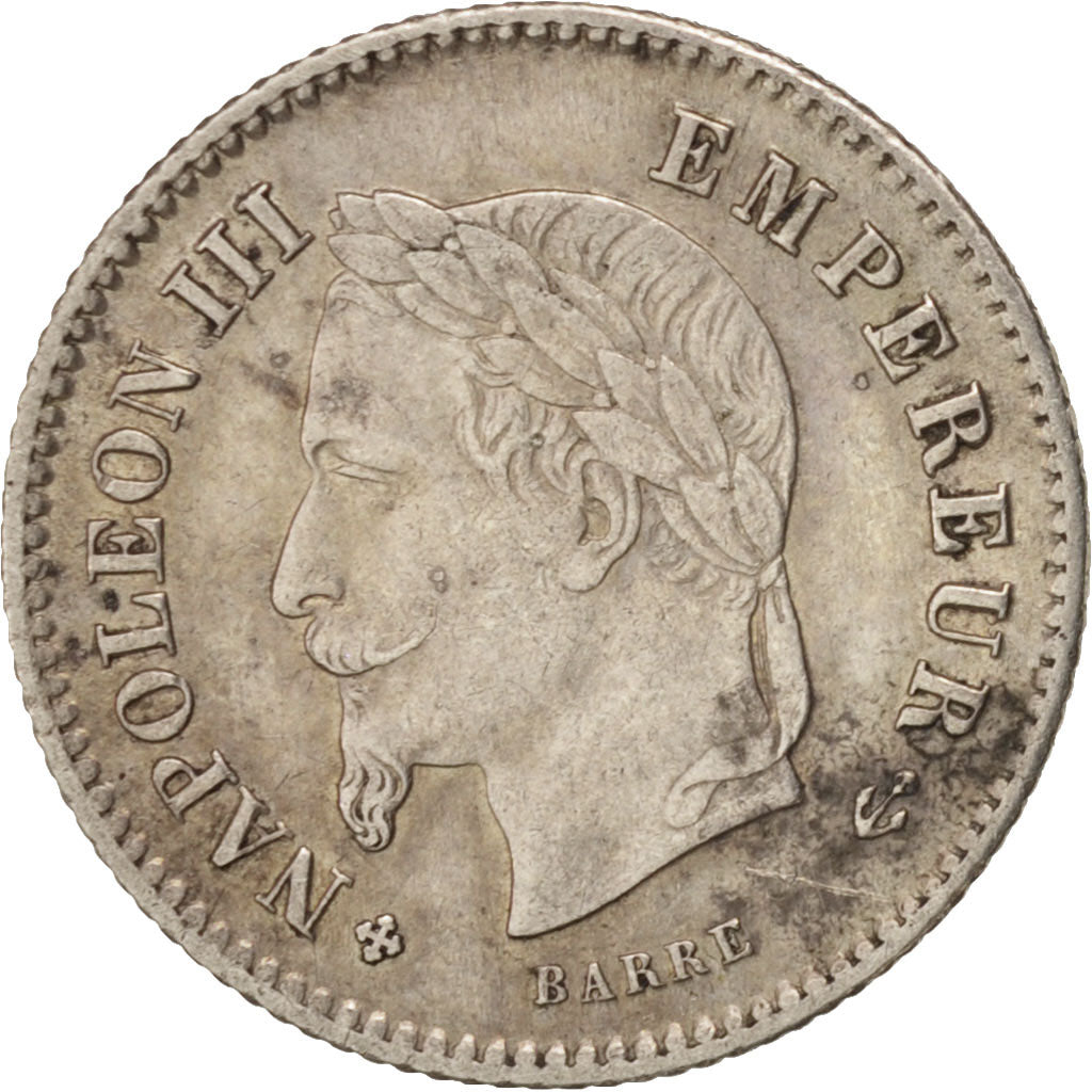 Coin, France, Napoleon III, Napoléon III, 20 Centimes, 1867, Strasbourg