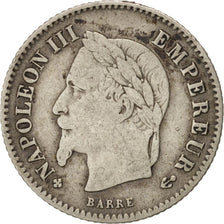 Coin, France, Napoleon III, Napoléon III, 20 Centimes, 1868, Strasbourg