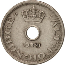 Norway, Haakon VII, 10 Öre, 1941, EF(40-45), Copper-nickel, KM:383