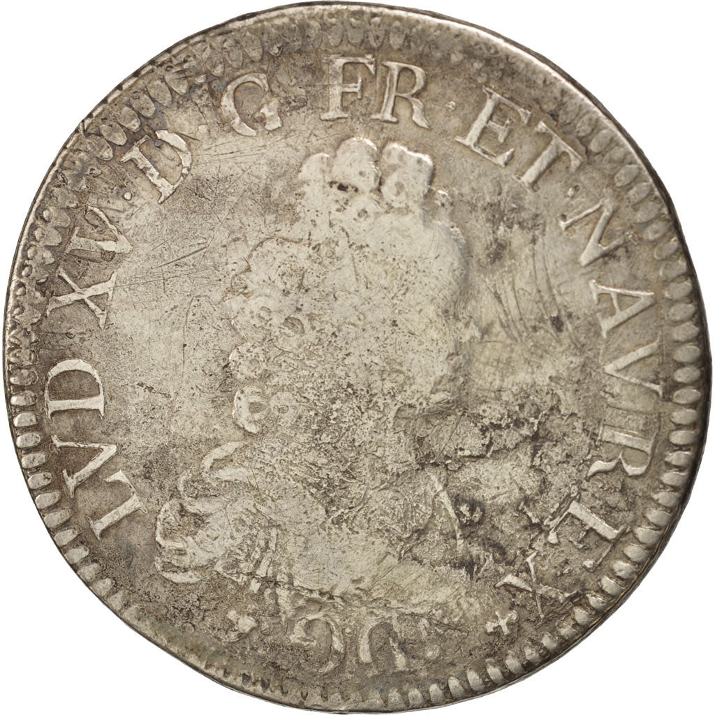 Francia, Louis XV, Ecu, Amiens, B+, Argento, Gadoury:317