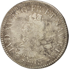 Francia, Louis XV, Ecu, Amiens, B+, Argento, Gadoury:317