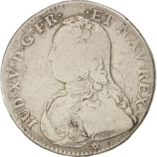 Francia, Louis XV, 1/2 Écu aux branches d'olivier, 1735, Caen, KM:484.5