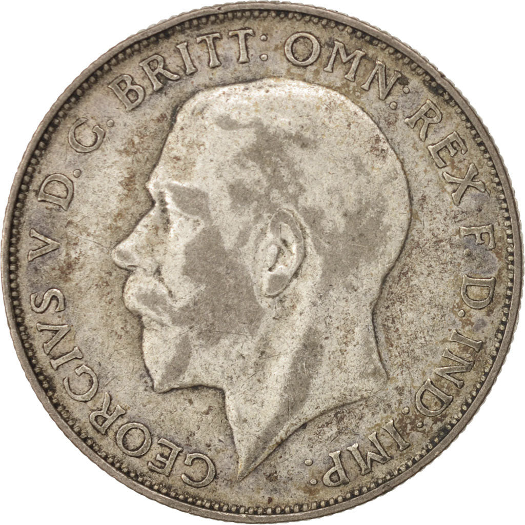 Coin, Great Britain, George V, Florin, Two Shillings, 1923, VF(20-25), Silver