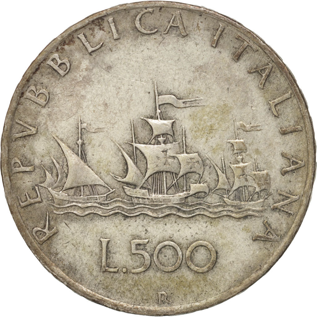 Italy, 500 Lire, 1960, Rome, EF(40-45), Silver, KM:98