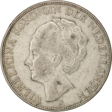 Coin, Netherlands, Wilhelmina I, 2-1/2 Gulden, 1932, VF(30-35), Silver, KM:165