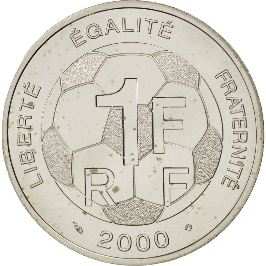 France, Franc, 2000, Paris, MS(63), Silver, KM:1262