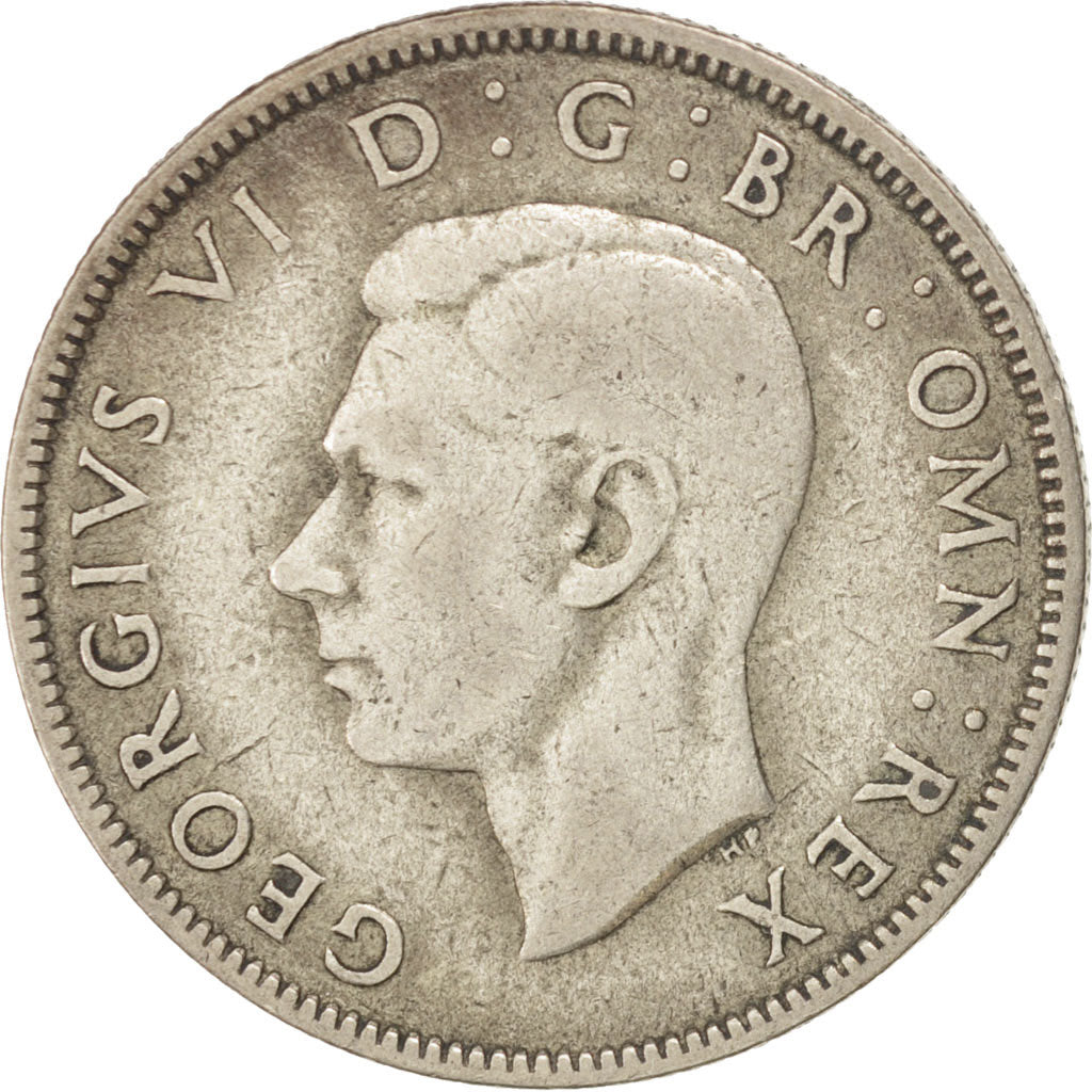 Coin, Great Britain, George VI, Florin, Two Shillings, 1943, VF(30-35), Silver