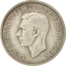 Coin, Great Britain, George VI, Florin, Two Shillings, 1943, VF(30-35), Silver