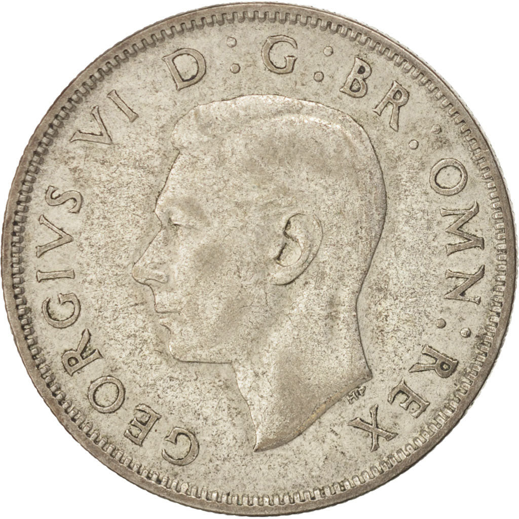 Coin, Great Britain, George VI, Florin, Two Shillings, 1942, EF(40-45), Silver