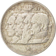 Coin, Belgium, 100 Francs, 100 Frank, 1951, AU(50-53), Silver, KM:139.1