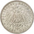 Coin, German States, BADEN, Friedrich II, 3 Mark, 1910, Stuttgart, AU(55-58)