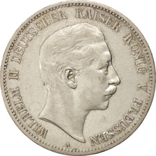 German States, PRUSSIA, Wilhelm II, 5 Mark, 1902, Berlin, Silver, KM:523