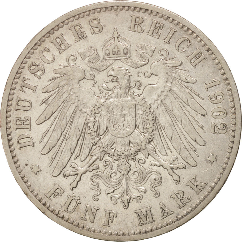 German States, PRUSSIA, Wilhelm II, 5 Mark, 1902, Berlin, Silver, KM:523