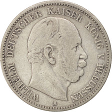 Coin, German States, PRUSSIA, Wilhelm I, 2 Mark, 1877, Berlin, VF(20-25)
