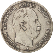 German States, PRUSSIA, Wilhelm I, 5 Mark, 1876, Berlin, Silver, KM:503